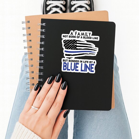 Back the Blue Police Swat Sticker For Laptops iPhone notebook Tumbler Suitcase - Picture 5 of 8